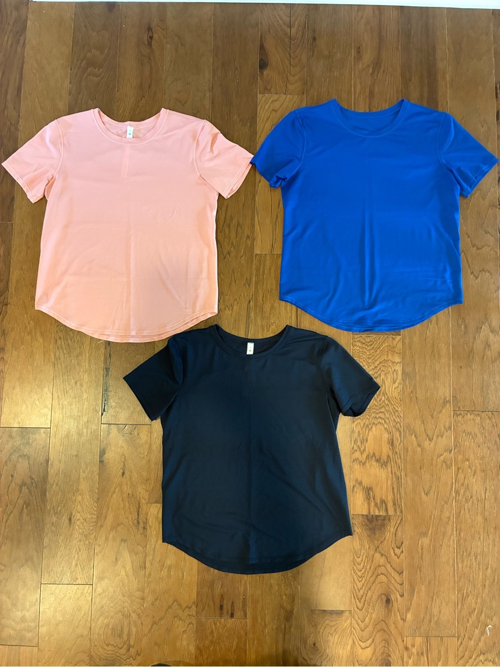 Lululemon Lot of Short Sleeve Shirts - Pink, Blue, Navy